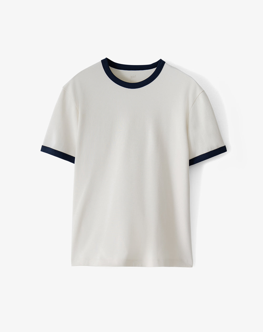 Camiseta regular vainilla hombre