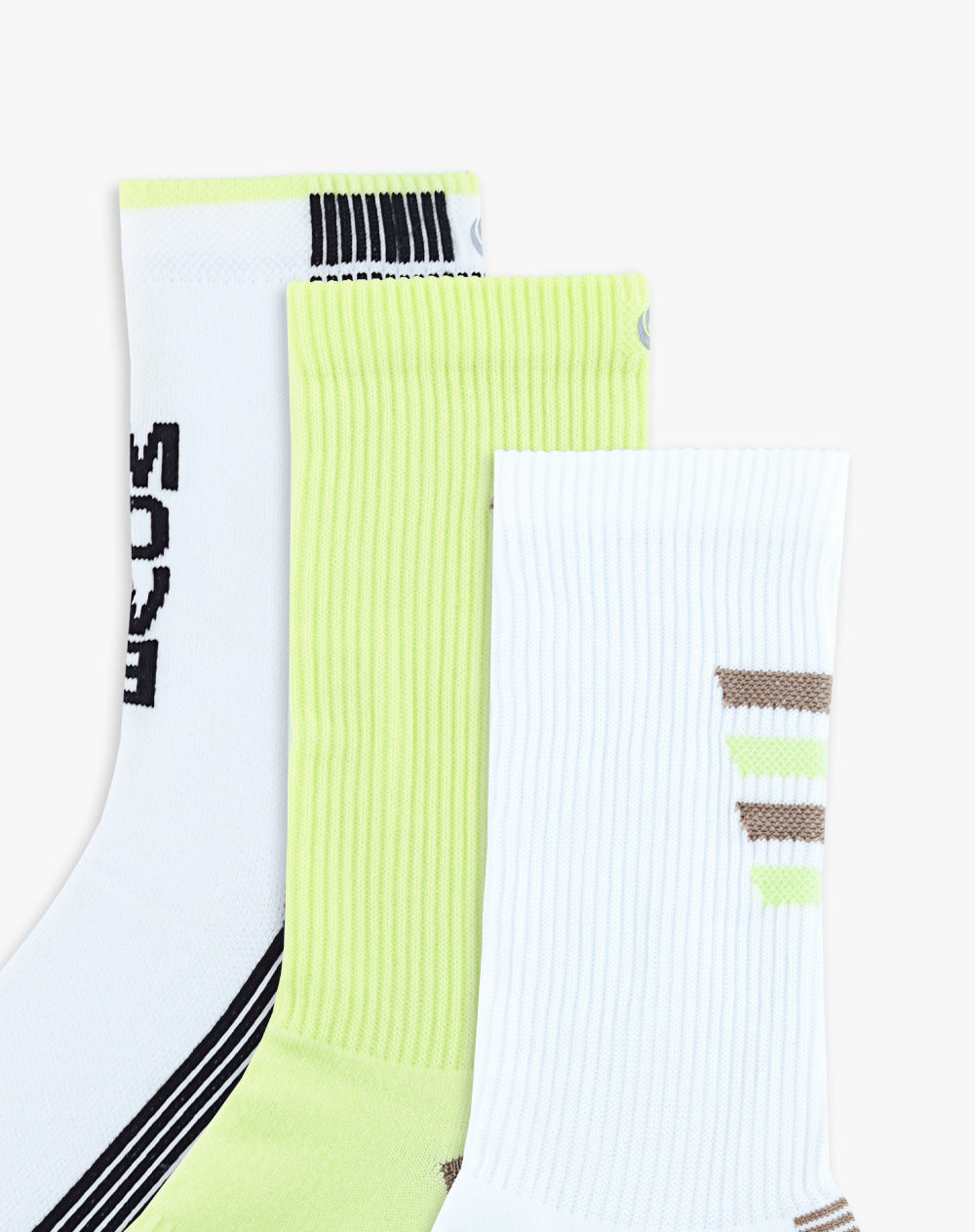 Medias deportivas hombre largas pack x3 surtido