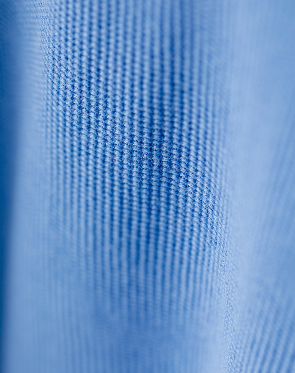 Buzo regular tejido algodón azul hombre