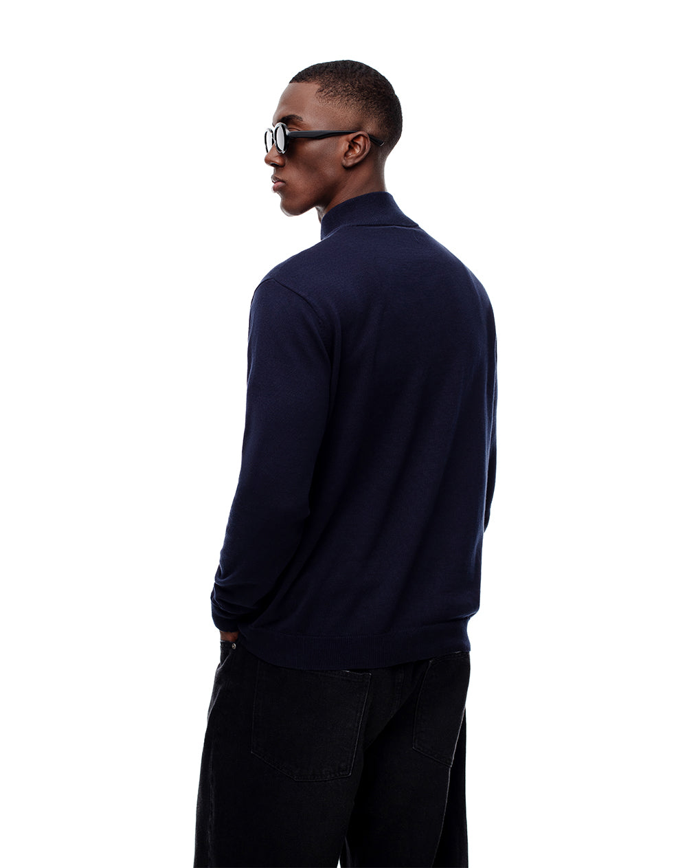 Buzo regular fit azul