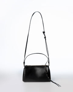 Bolso baguette negro mujer