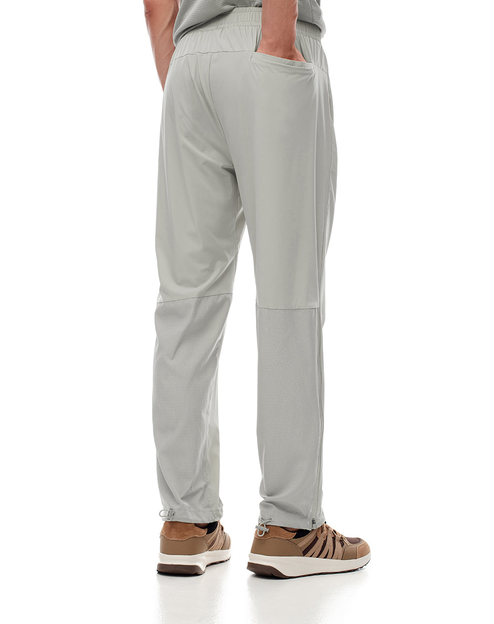 Pantalón deportivo secado rápido taupe hombre