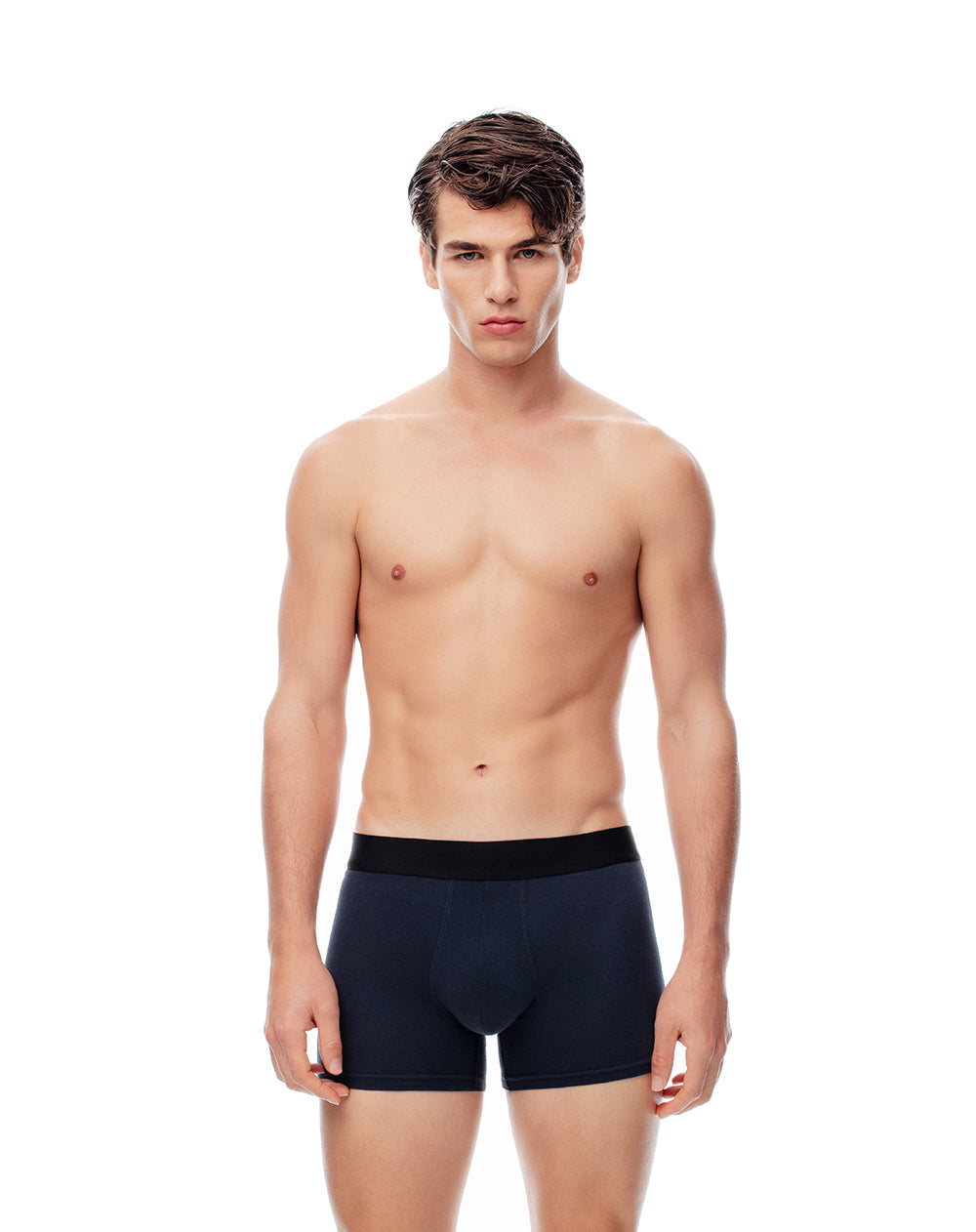 Bóxer medio jersey algodón x4unds surtido