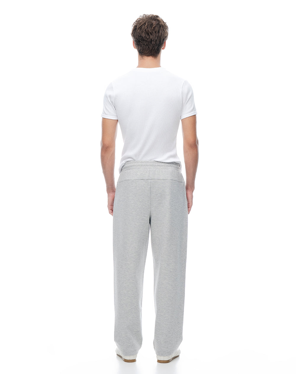 Jogger tiro medio gris hombre