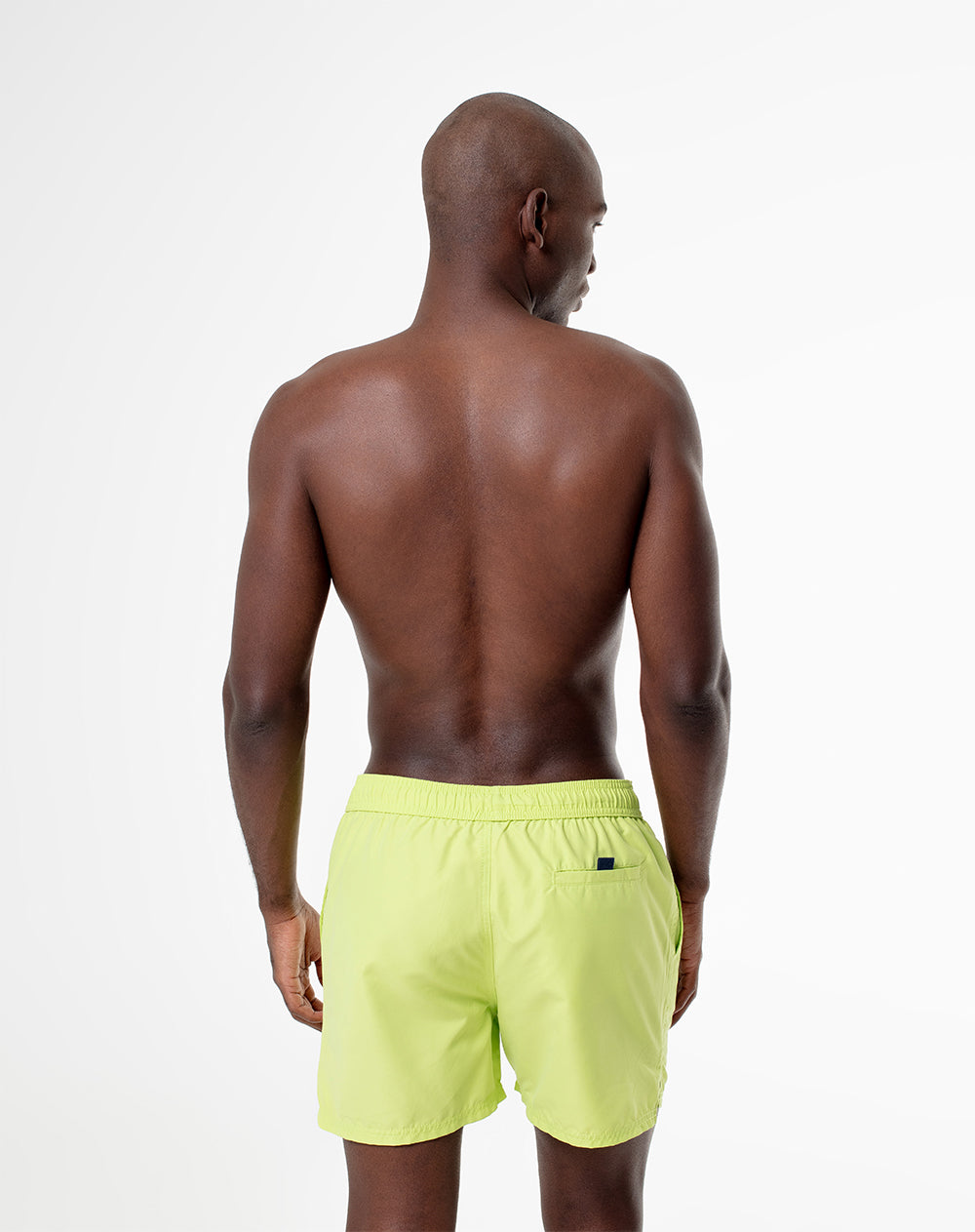 Pantaloneta de baño verde hombre