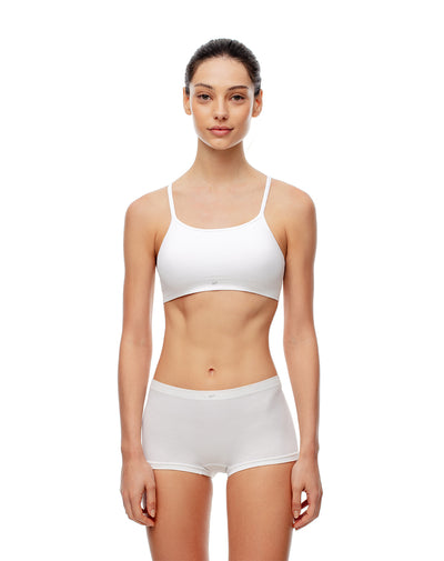 Panty cachetero seamless blanco