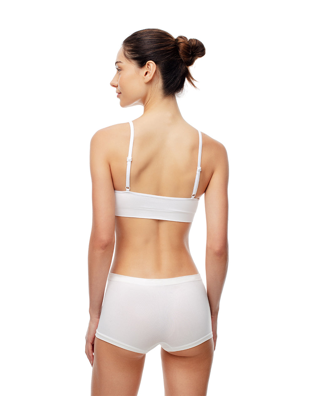 Panty cachetero seamless blanco