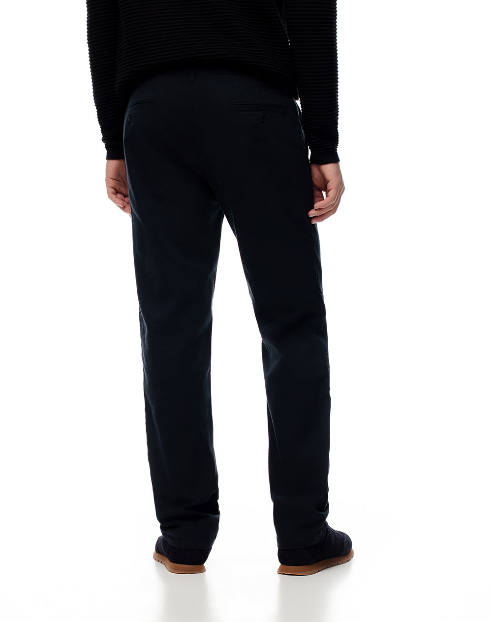 Pantalón chino slim 98% algodón azul hombre