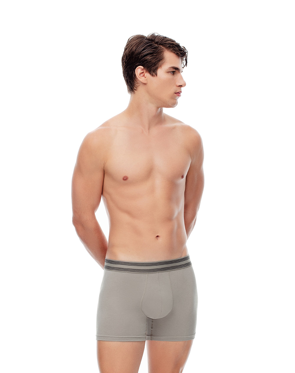 Bóxer medio jersey algodón x4unds surtido