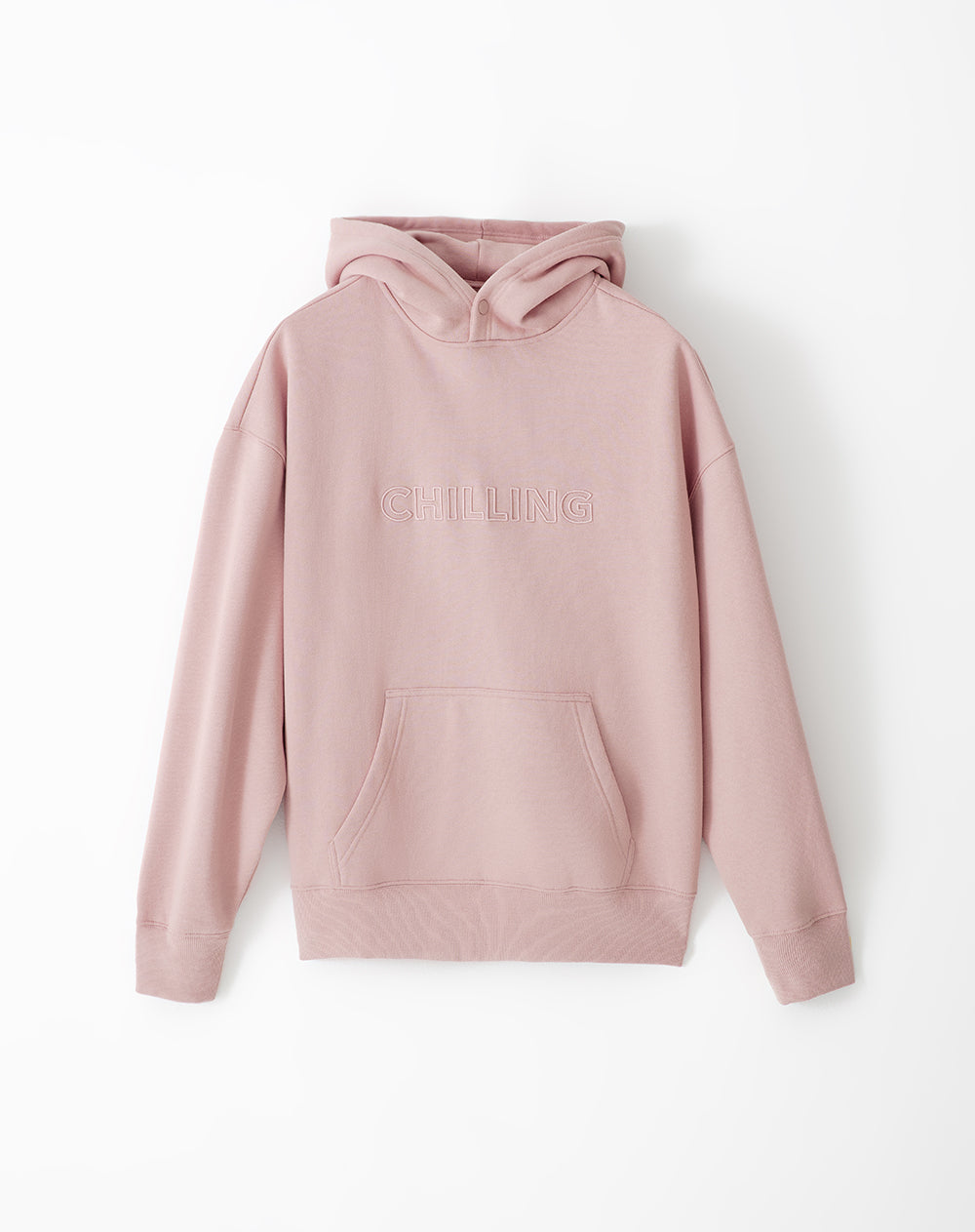 Buzo tipo hoddie palo rosa hombre