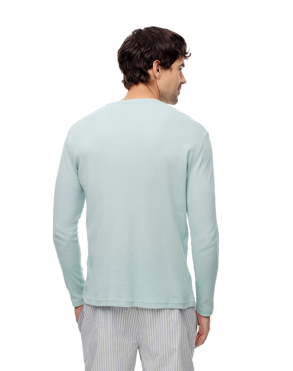 Camibuzo regular algodón azul hombre