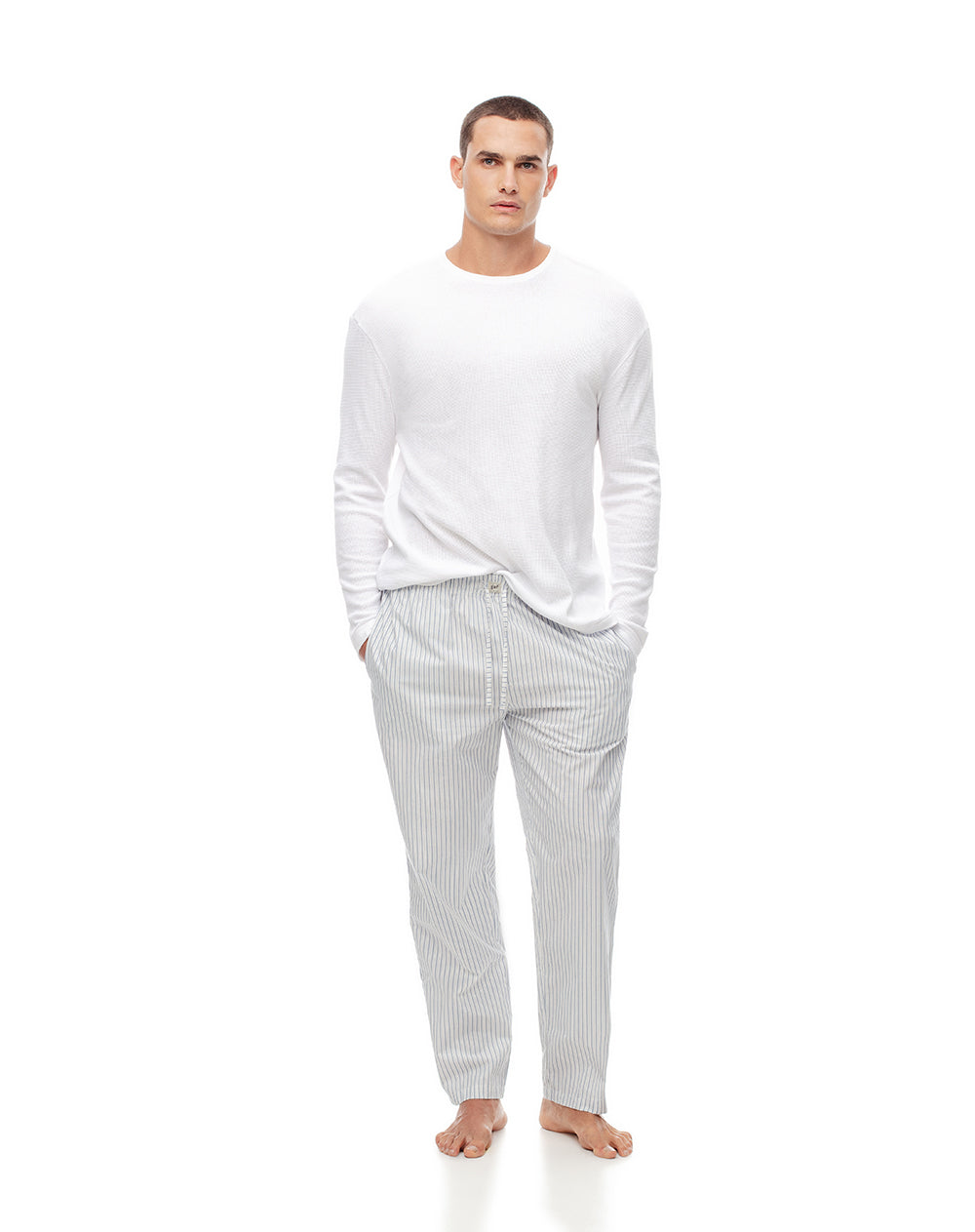 Camibuzo oversize algodón blanco hombre