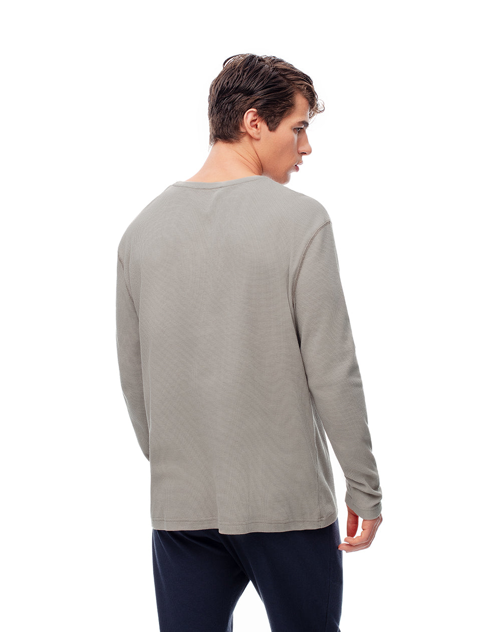 Camibuzo regular algodón taupe hombre