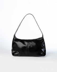 Bolso baguette negro mujer