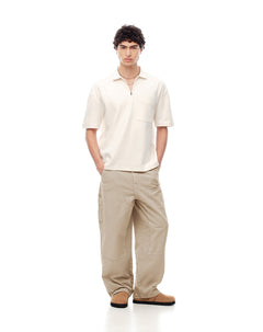 Jean carpintero caqui hombre