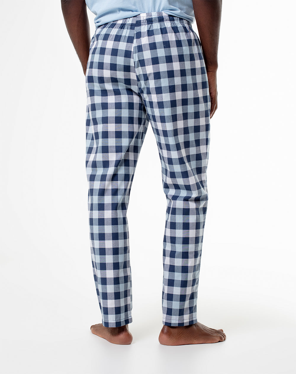 Pantalón de pijama hombre algodón cuadros