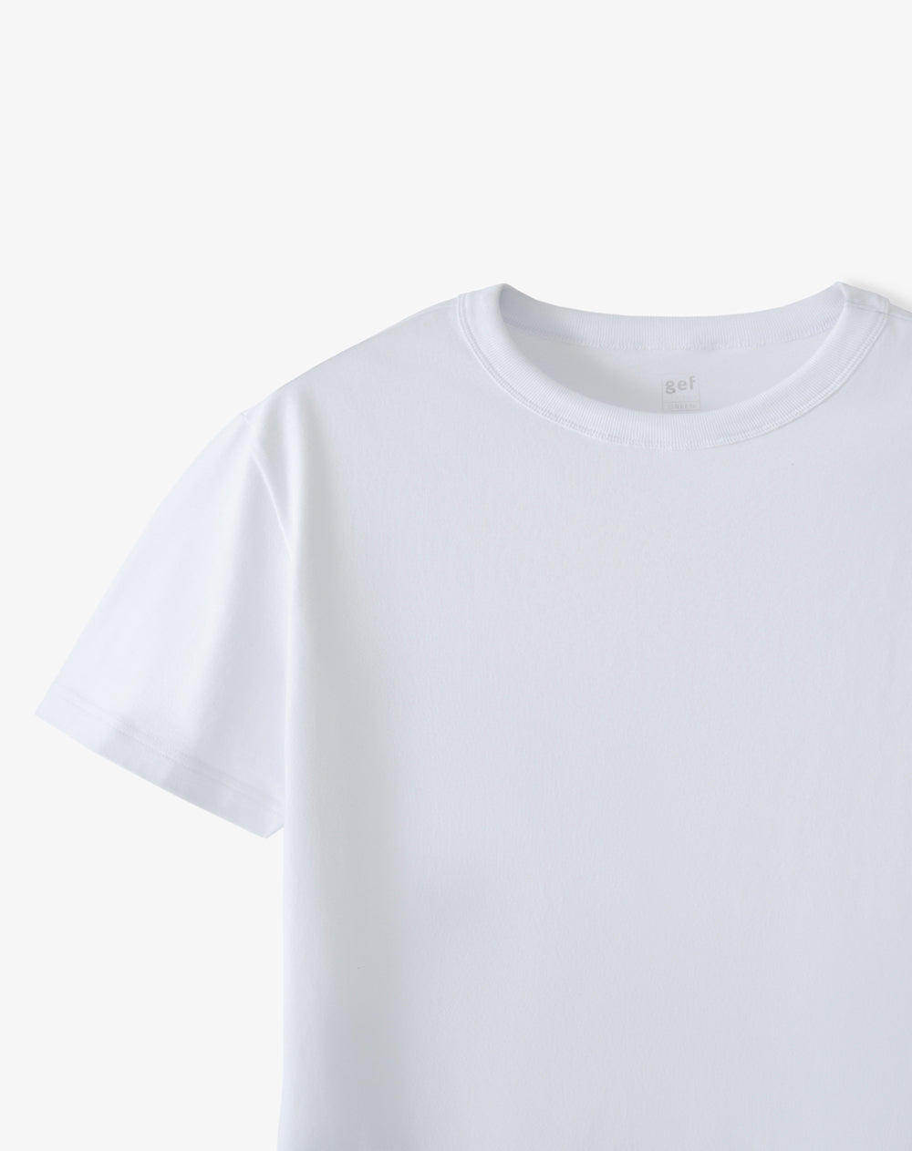 Camiseta manga corta oversize algodón blanco hombre