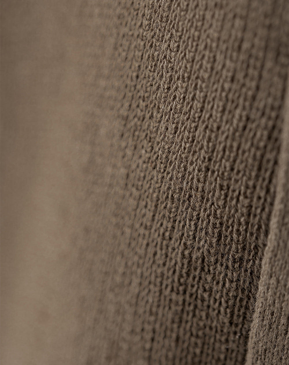 Camisa manga corta regular tejida algodón café hombre