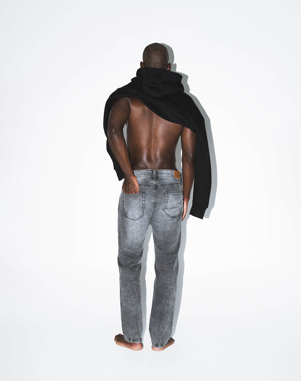 Jean straight gris hombre