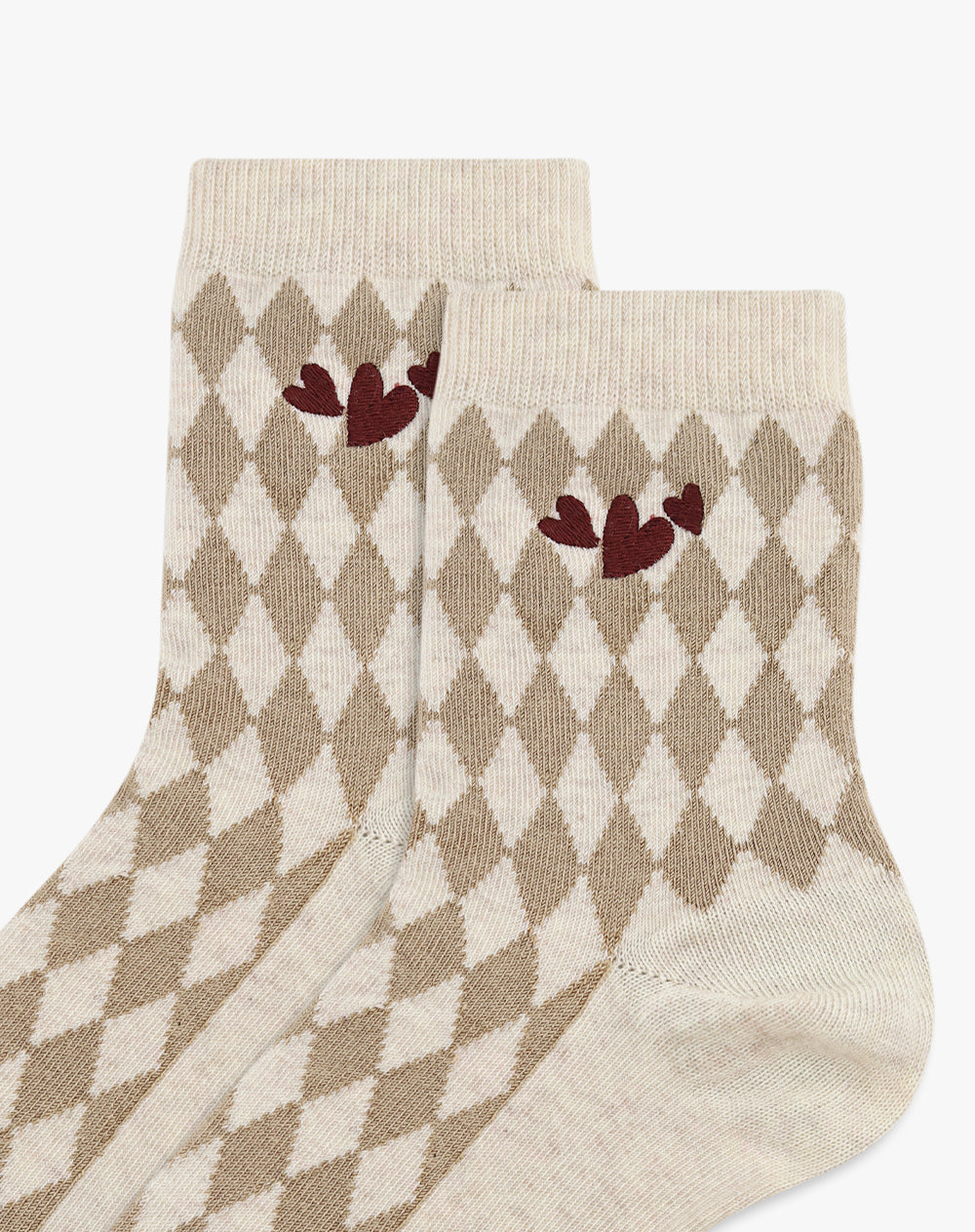 Medias cortas habanas jaspe mujer