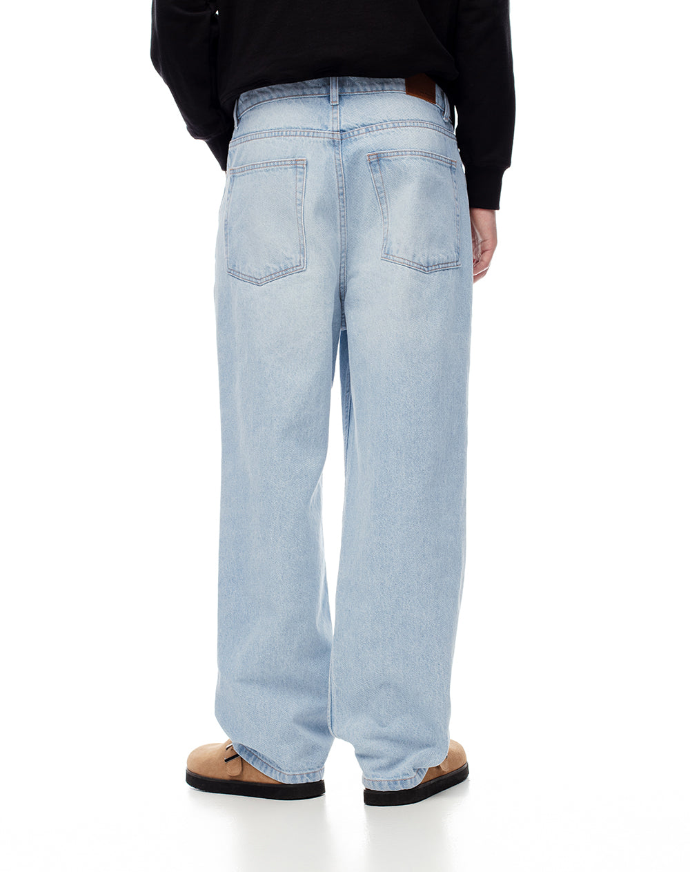 Jean baggy índigo claro hombre