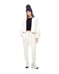 Jogger tiro medio algodón habano mujer