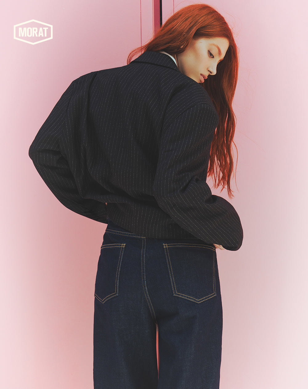 Blazer cropped negro unisex GEF | MORAT