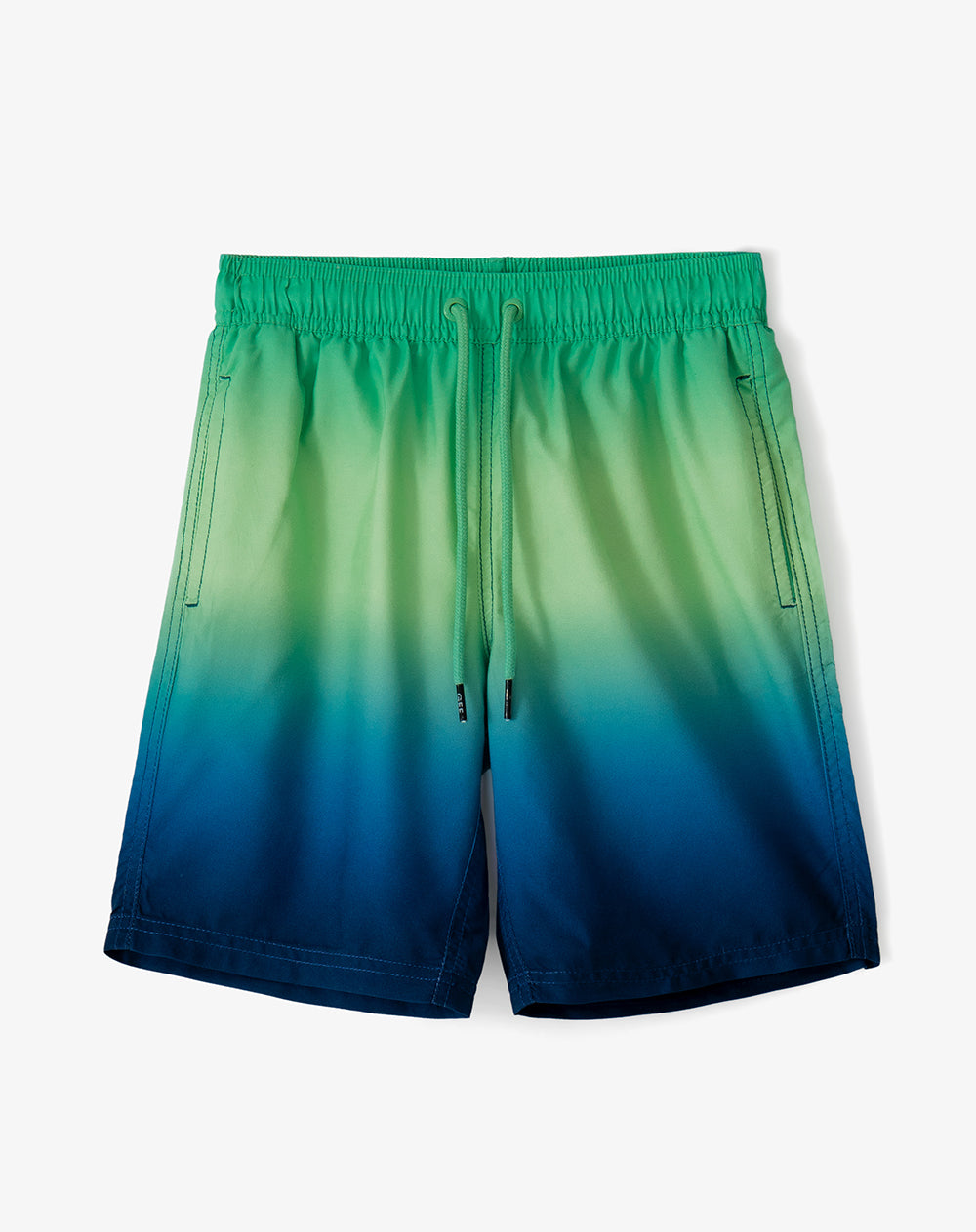 Short pantaloneta azul estampado