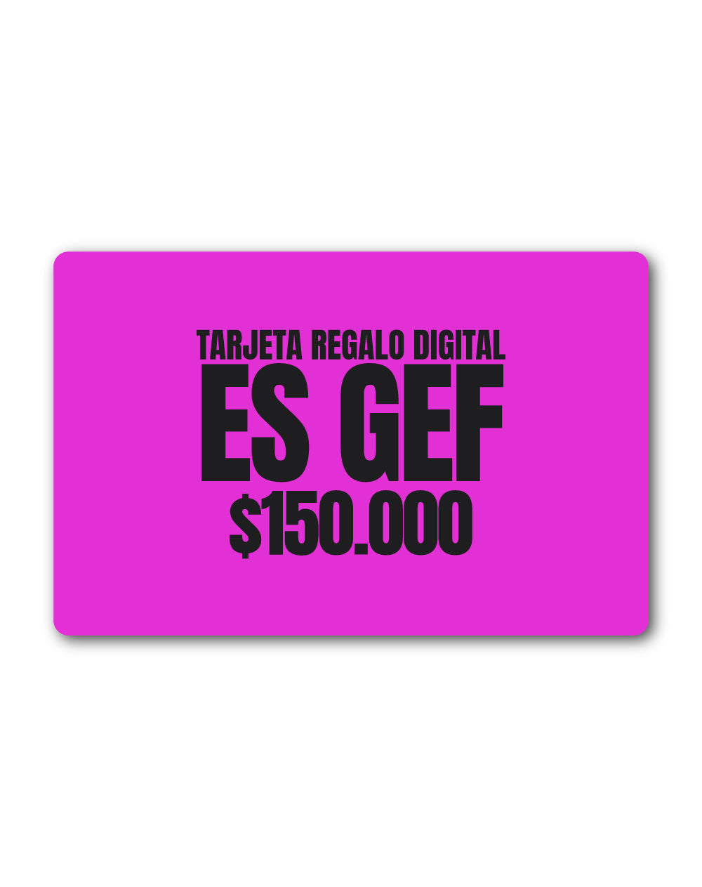 Bono de regalo digital $150.000