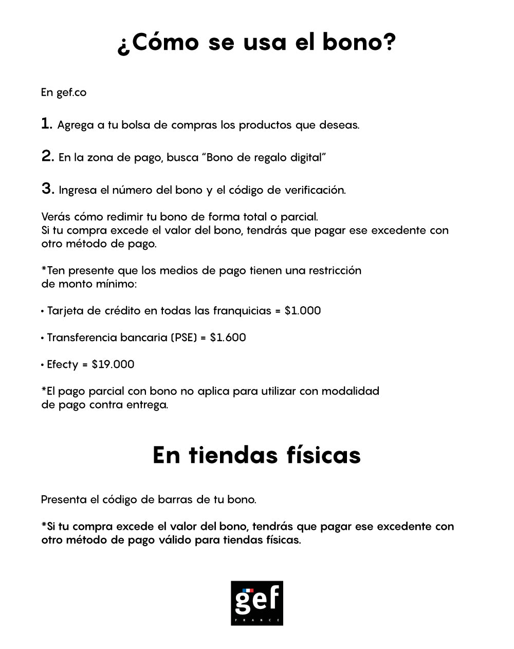 Bono de regalo digital $50.000