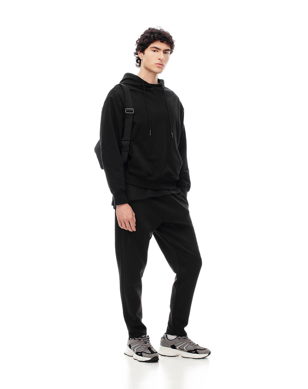Pantalón deportivo negro hombre