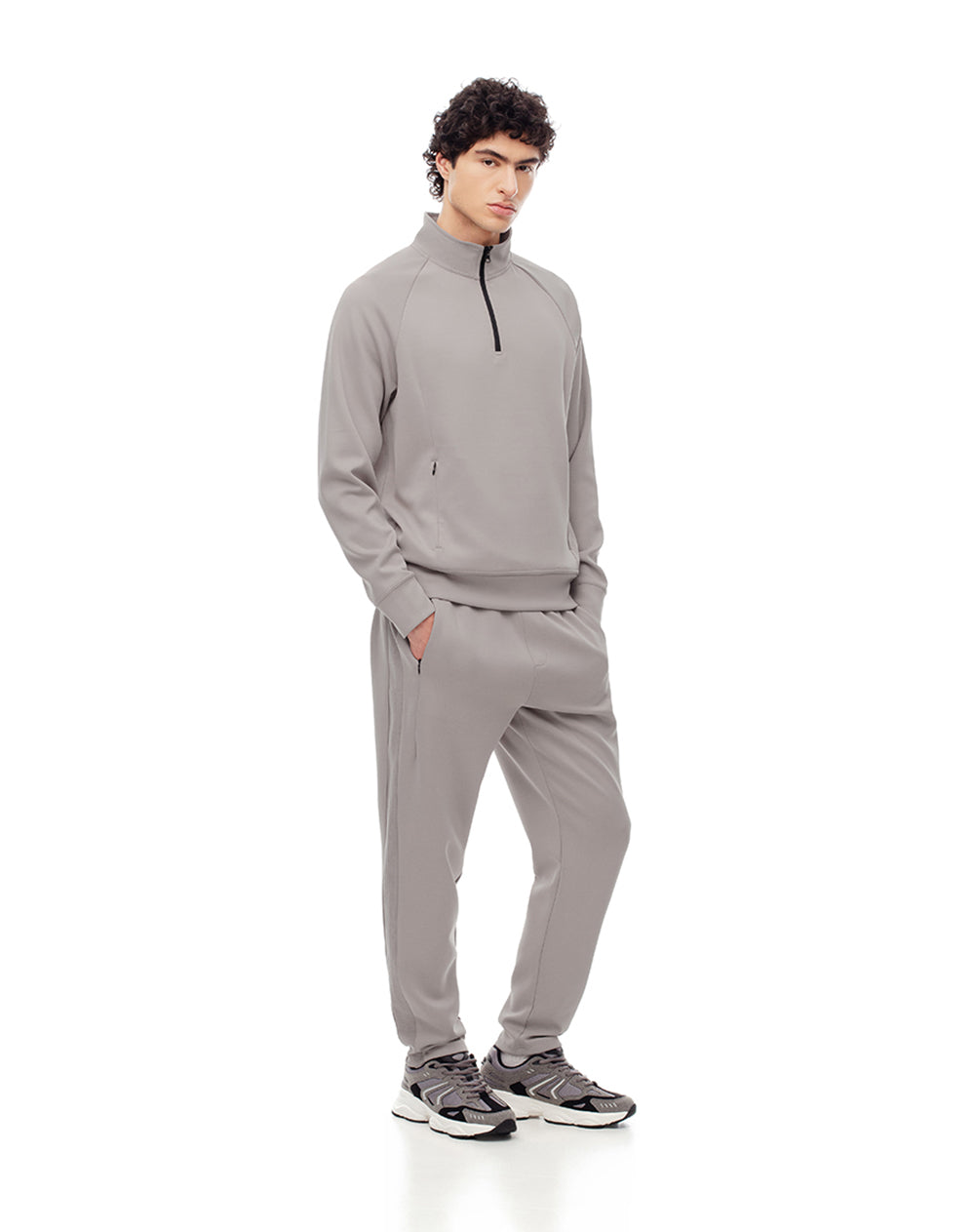 Pantalón deportivo taupe hombre