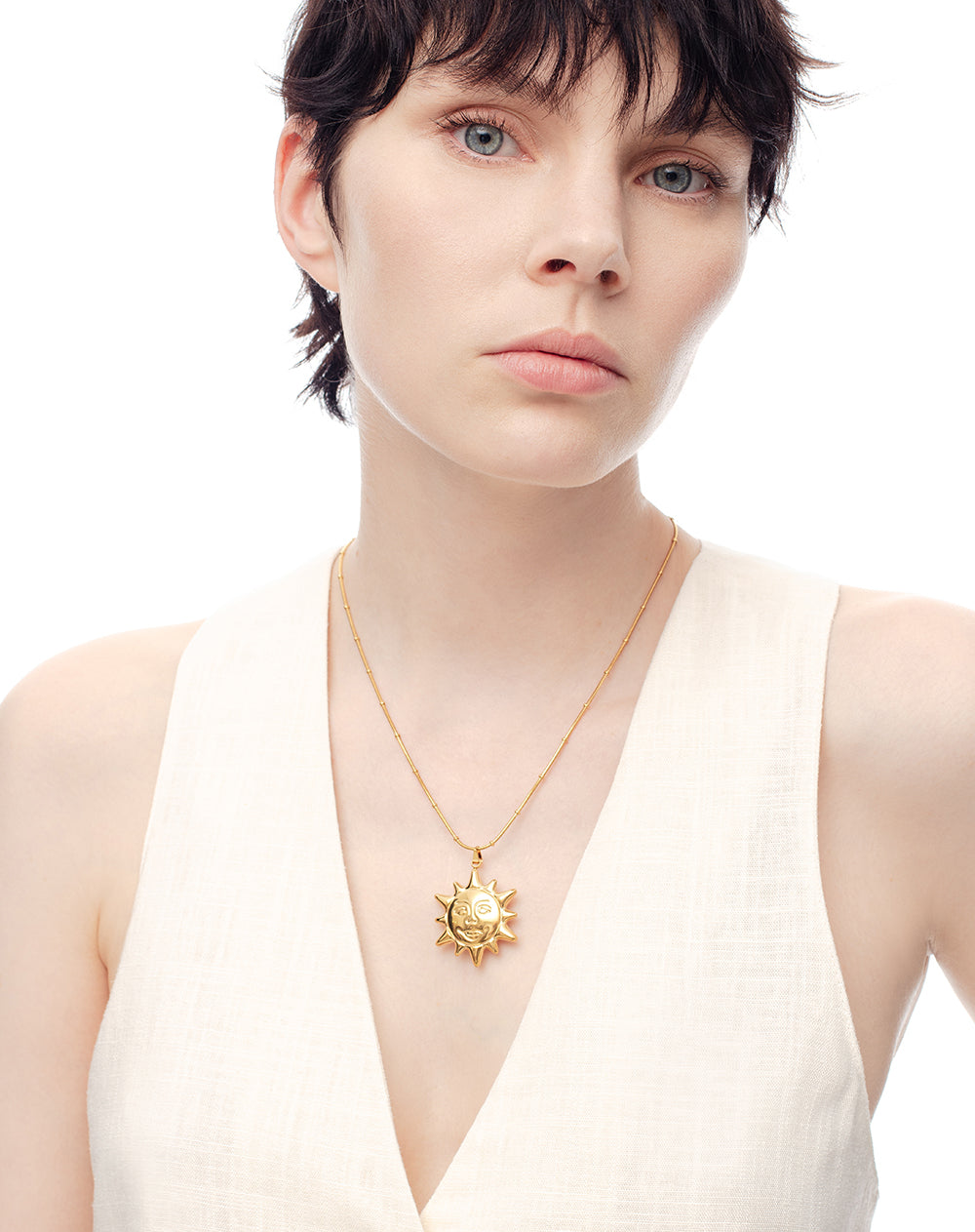 Collar dije sol dorado