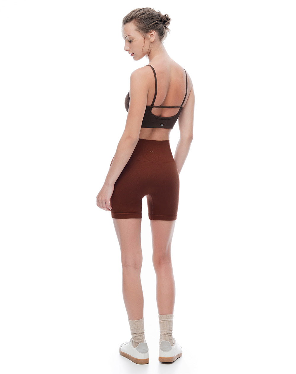 Set deportivo top + biker deportivo mujer