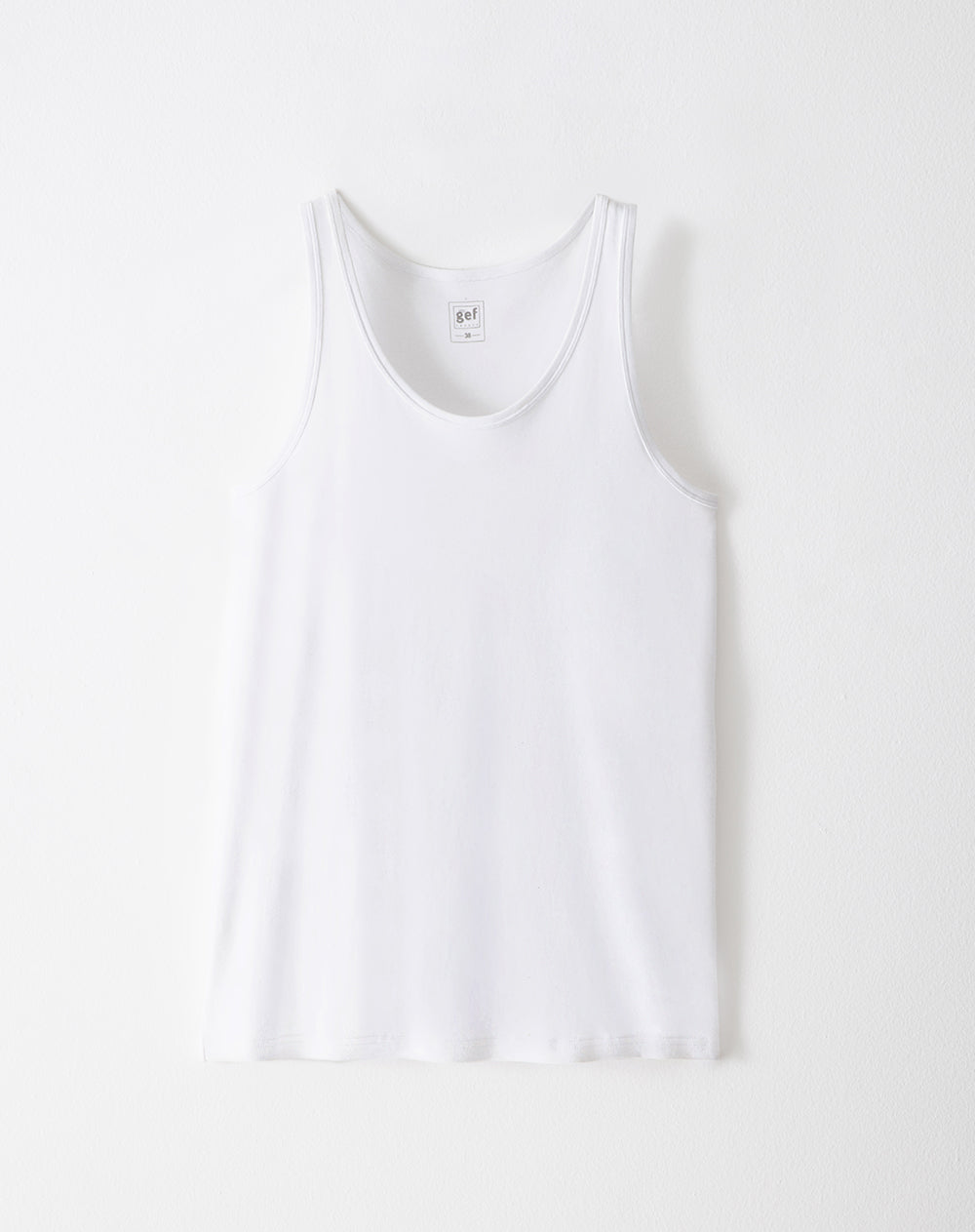 Camisilla selim algodón x2unds blanca hombre