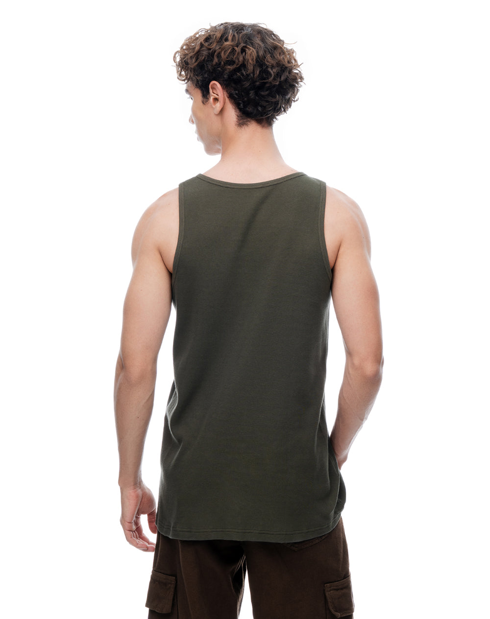 Camiseta ted verde oliva hombre
