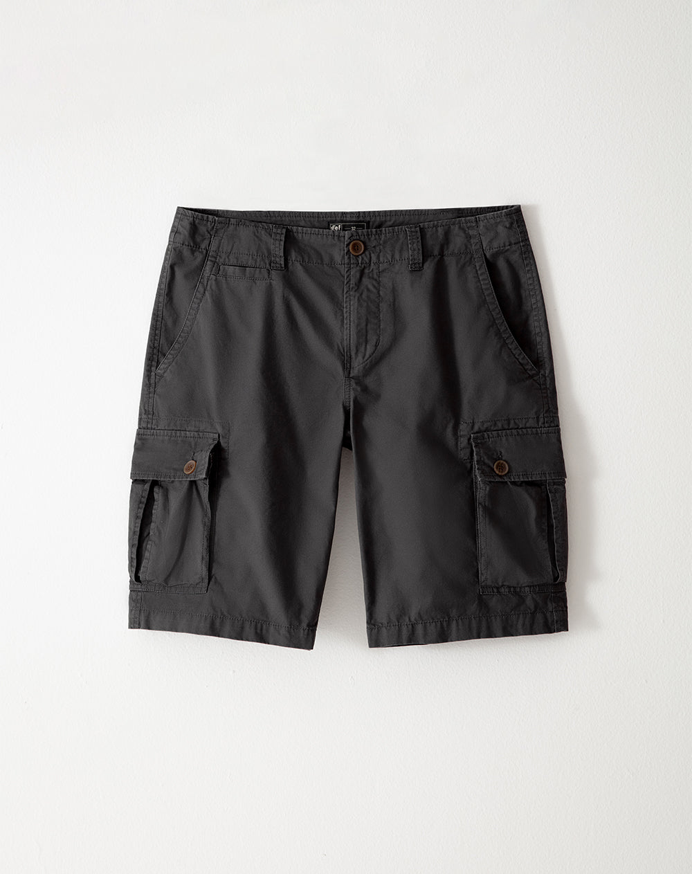 Bermuda cargo regular drill algodón gris hombre