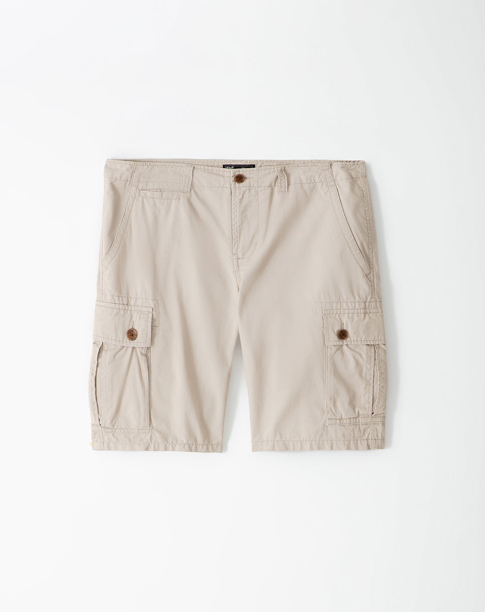 Bermuda cargo regular drill algodón habano hombre