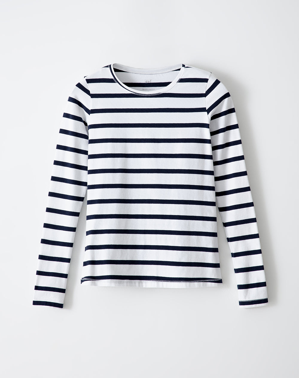 Camibuzo slim algodón rayas mujer