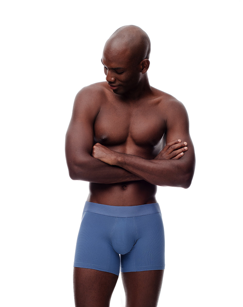 Bóxer medio algodón jersey x3unds surtido hombre
