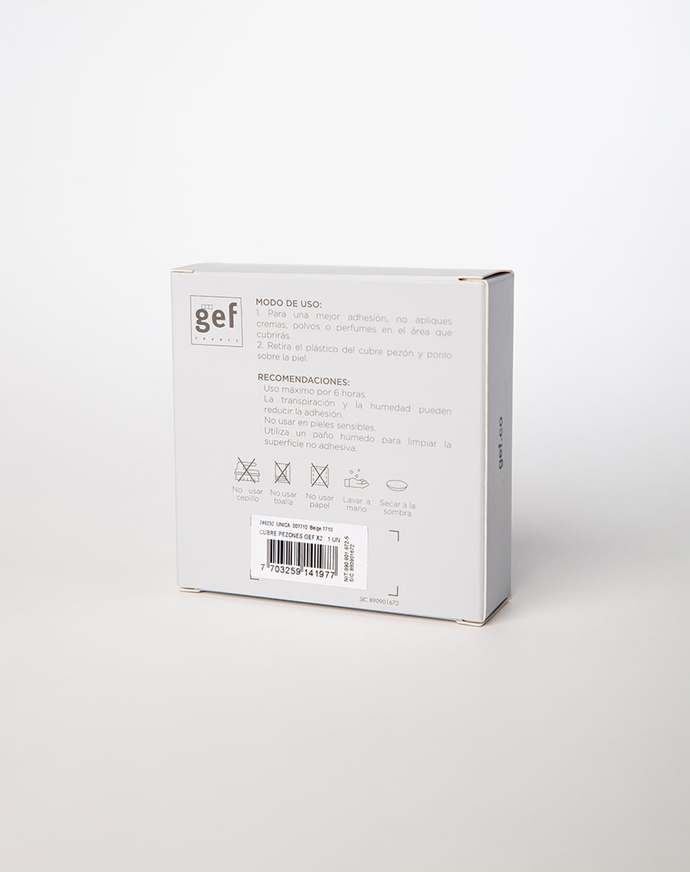 Cubre pezón silicona tono claro