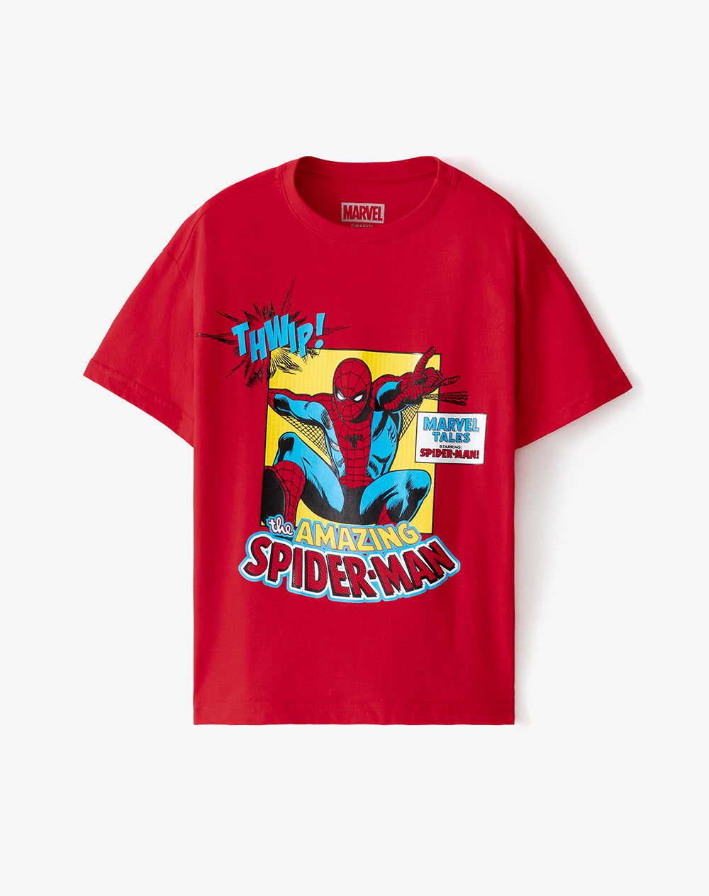 Camiseta regular fit manga corta roja