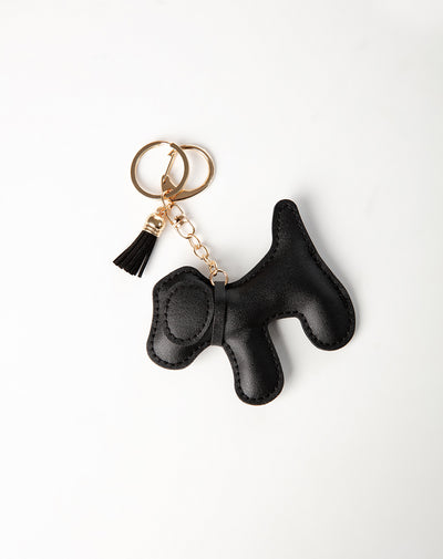 Llavero charm perrito negro