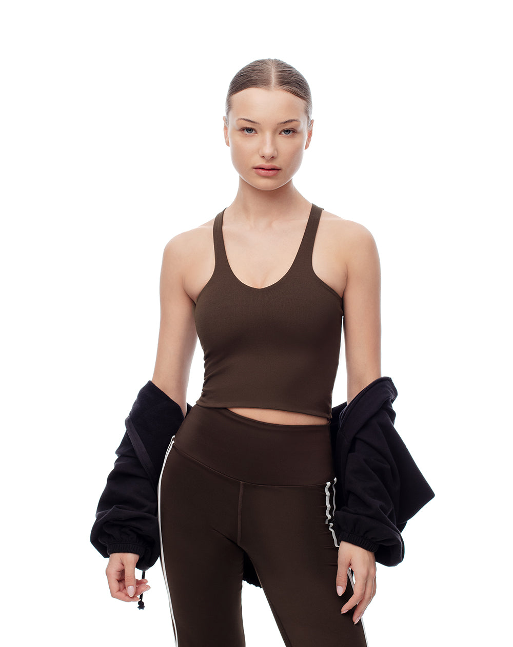 Camiseta slim fit chocolate