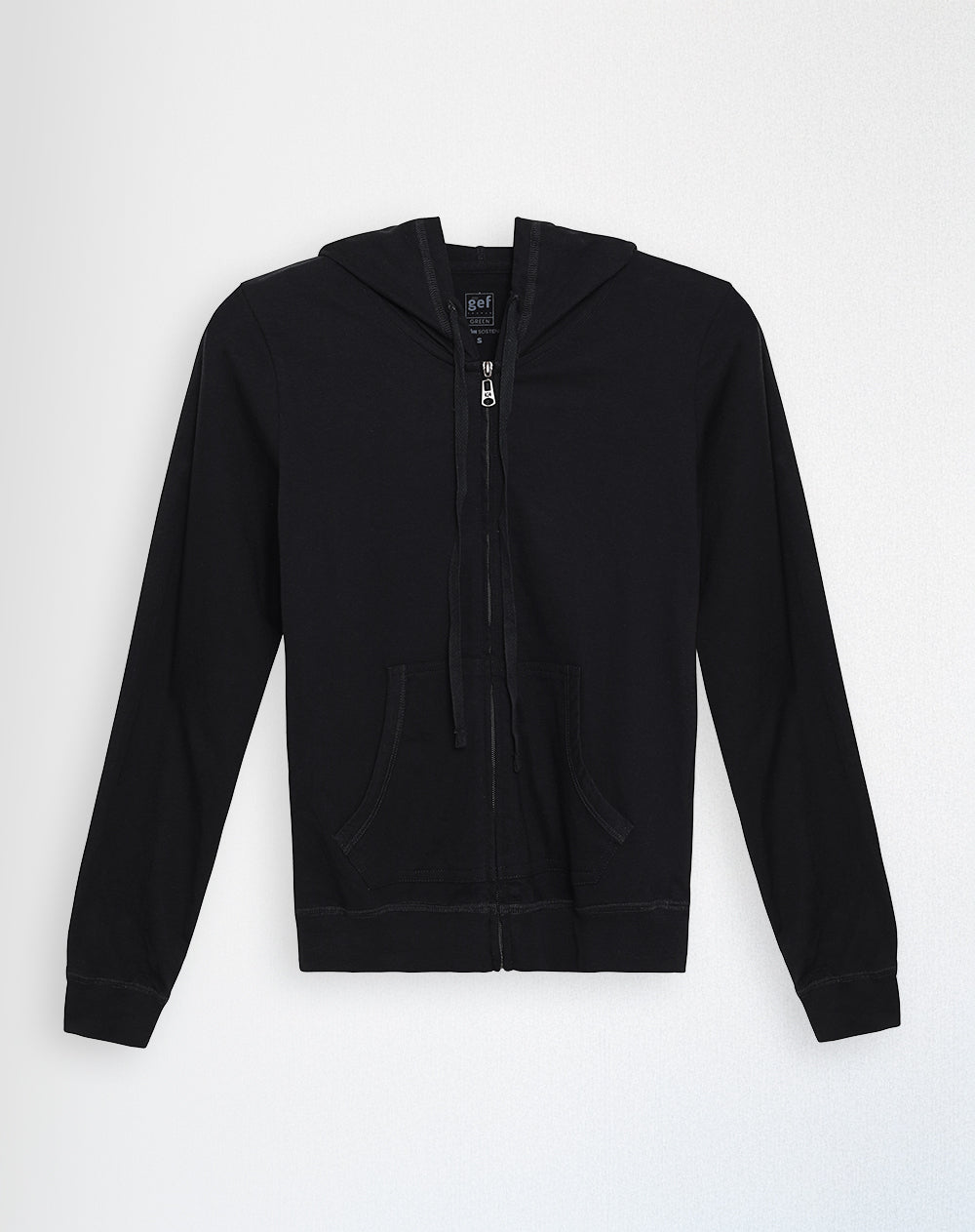 Chaqueta slim algodón negra mujer