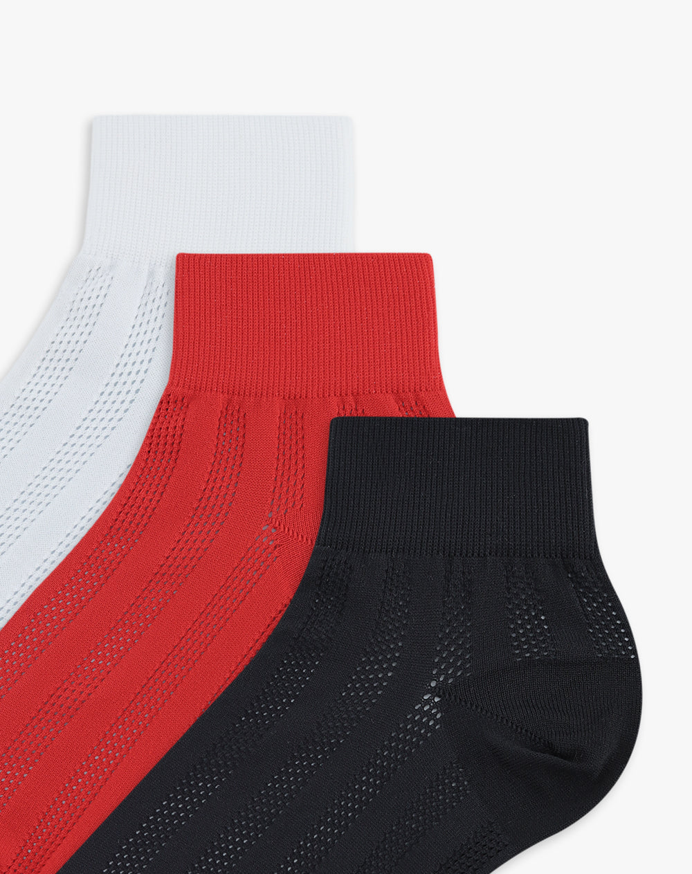 Medias mujer tobilleras pack x3 surtido