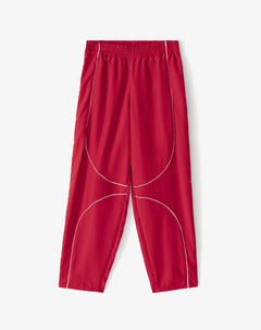 Pantalón deportivo secado rápido rojo mujer