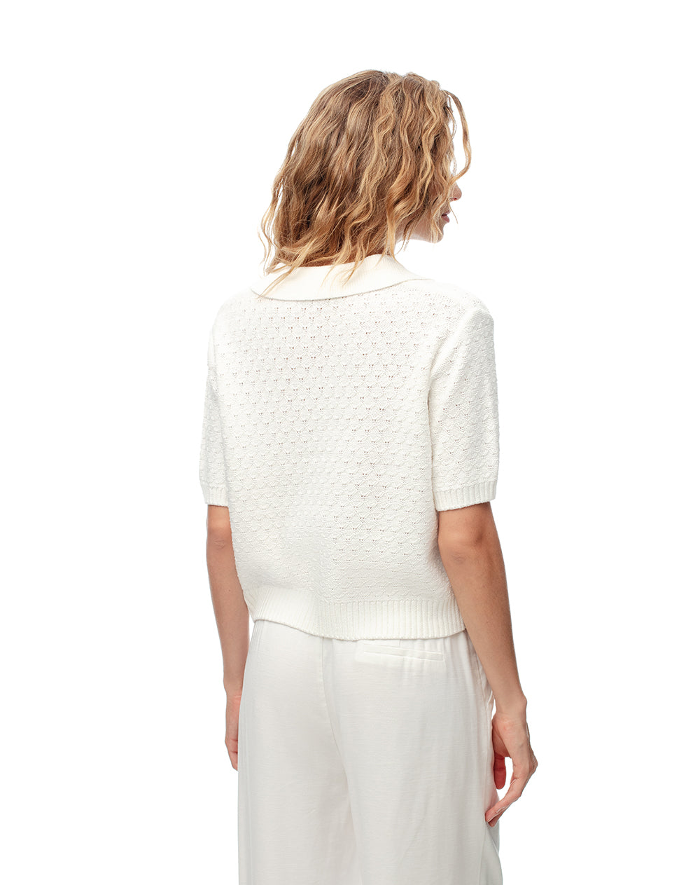 Buzo relaxed fit vainilla