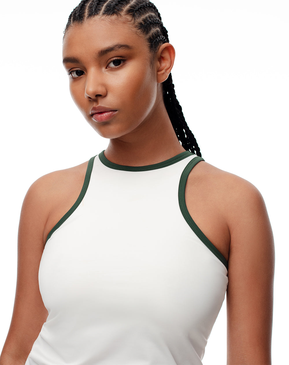 Camiseta esqueleto deportiva secado rápido blanca mujer