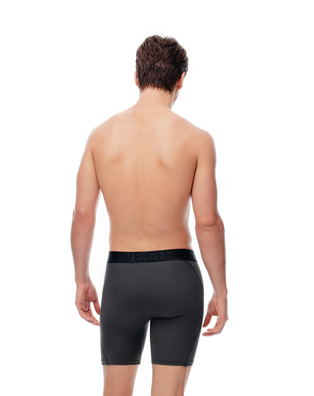 Bóxer deportivo largo control humedad gris